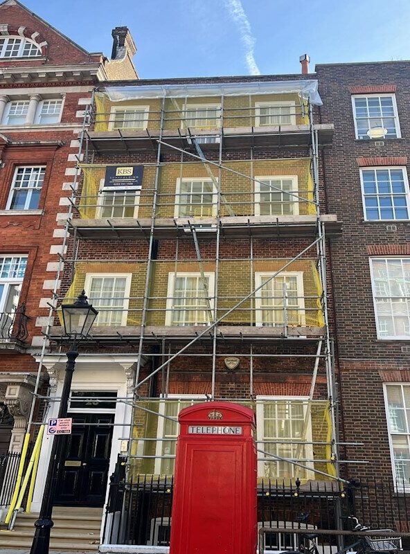 Residential Scaffolding Bedfod Row London WC1 KBS Scaffolding Limited